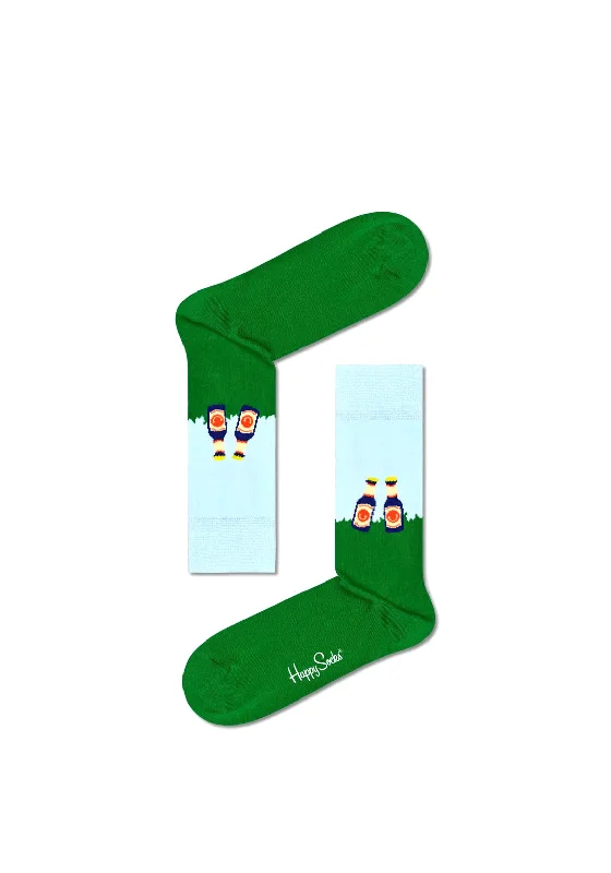 Happy Socks Picnic Time Socks, Green Multi