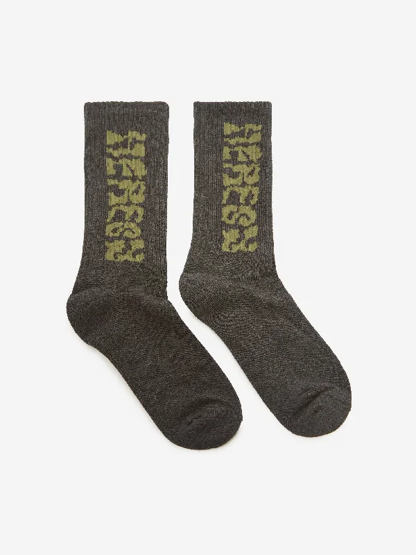 Heresy Mellow Socks - Charcoal