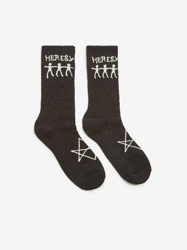 Heresy Union Socks - Black