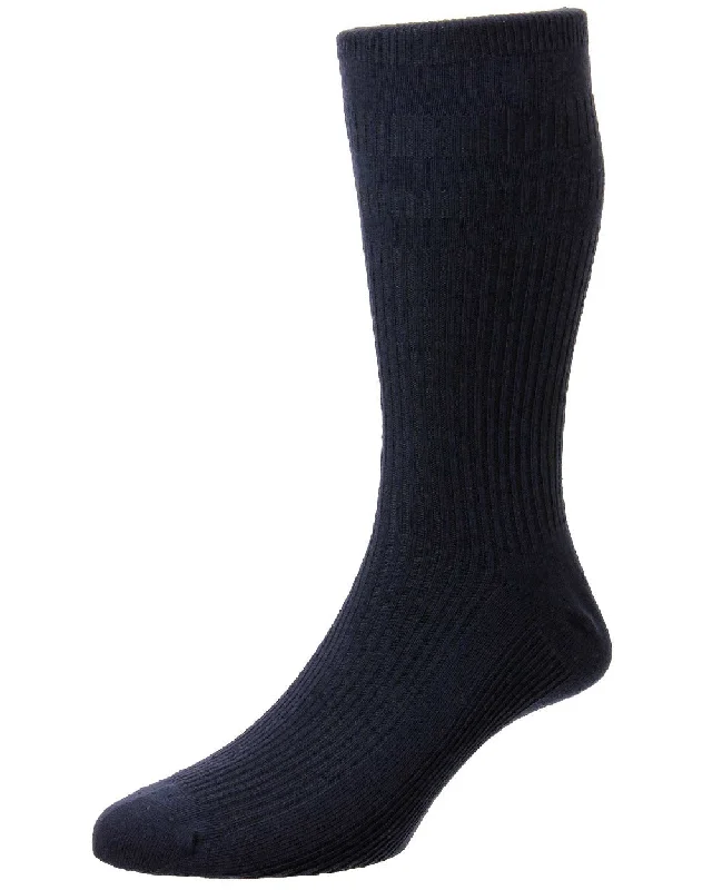 HJ Hall Cotton Extra Wide Softop Socks