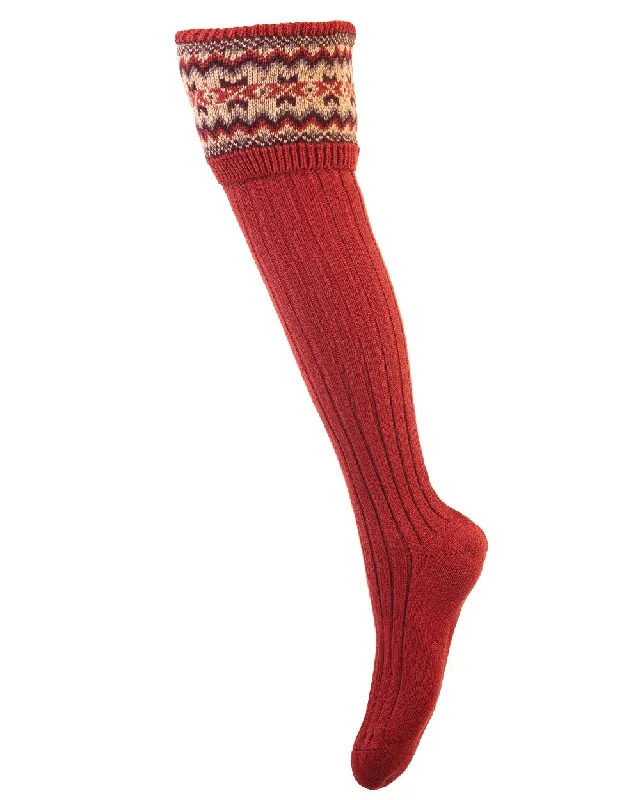 House of Cheviot Lady Fairisle Socks