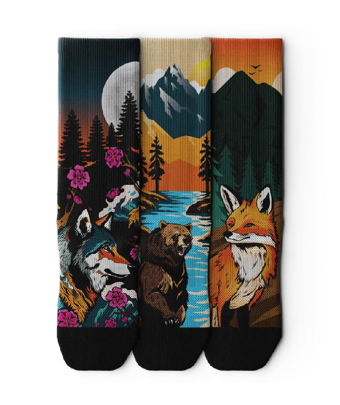 Into The Woods Crew Socks 3-Pack