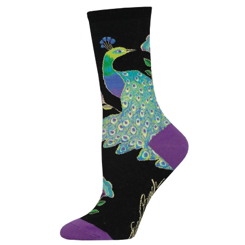 Intricate Peacock Women's Crew Socks