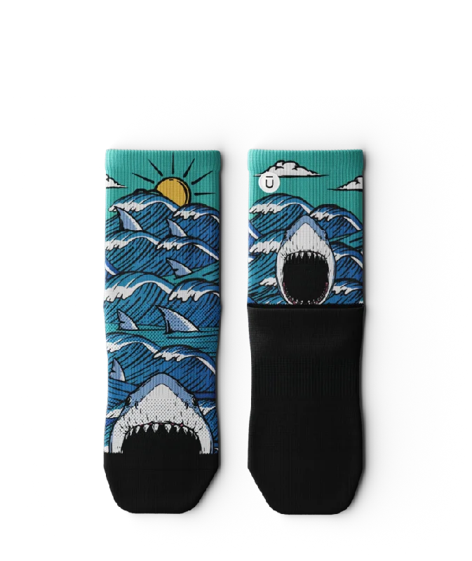 Jaws Quarter Socks