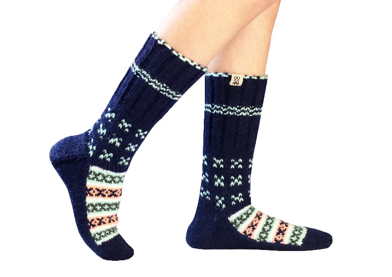 Katherine Heigl's Choice Dark Blue Socks