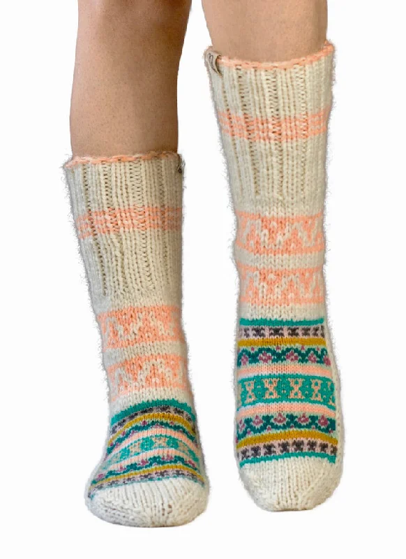 Katherine Heigl's Choice Cream Socks