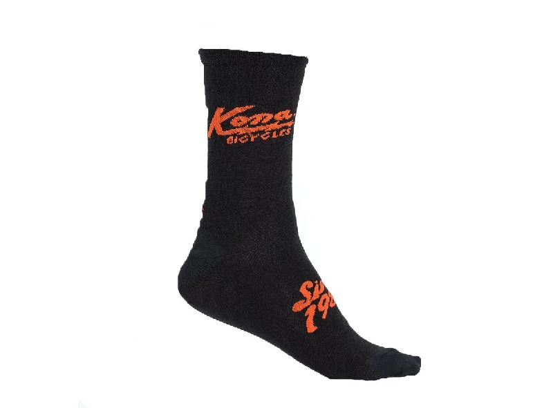 Kona 6" Swoosh Wool Sock - Black