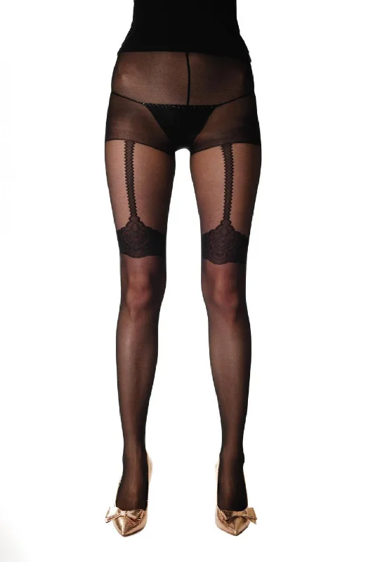 Lace Garter With Suspender Belt