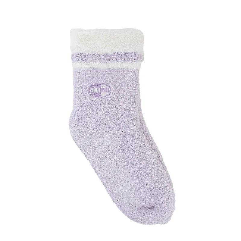 Ladies 'Chill Pill' Slipper Socks | Infused with Rose and Shea Butter Oil