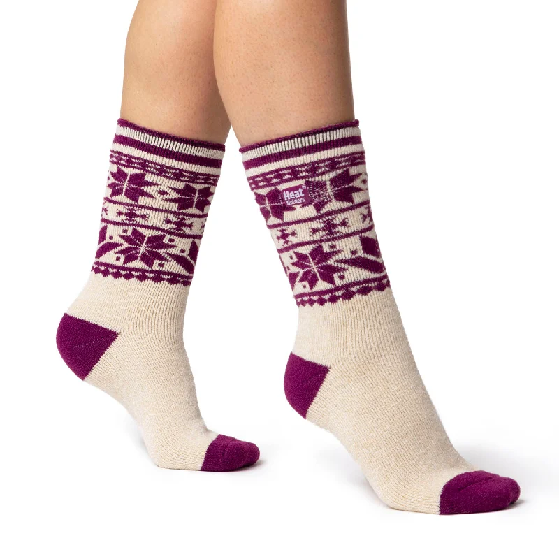 Ladies Lite Jacquard Socks - Whitebirk