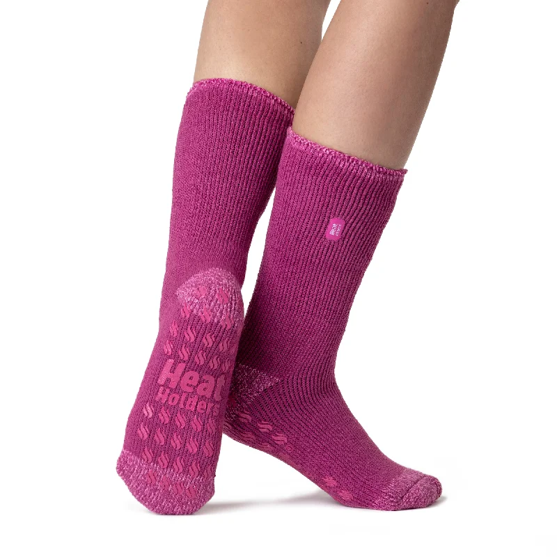 Ladies Original Juniper Slipper Socks - Pink