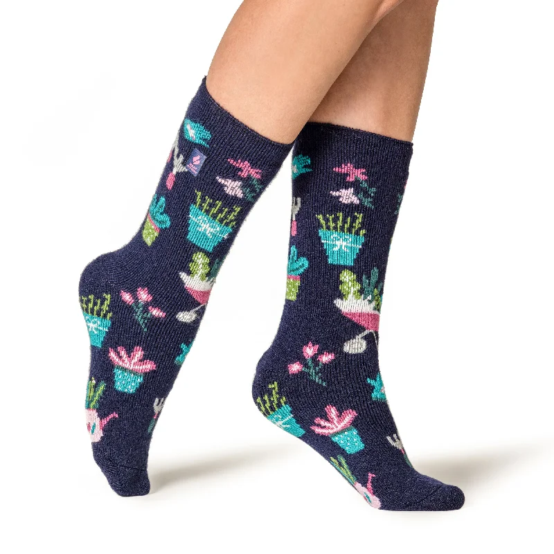 Ladies Lite Warm Wishes Hobby Socks - Gardening Guru