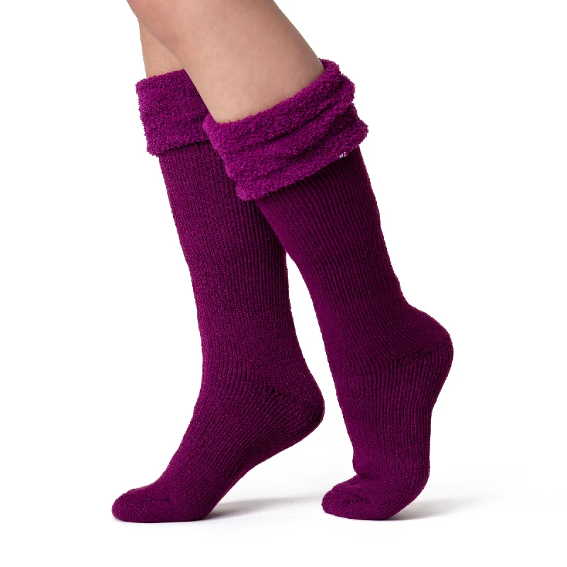 Ladies Original Wellington Boot Socks - Deep Fuchsia