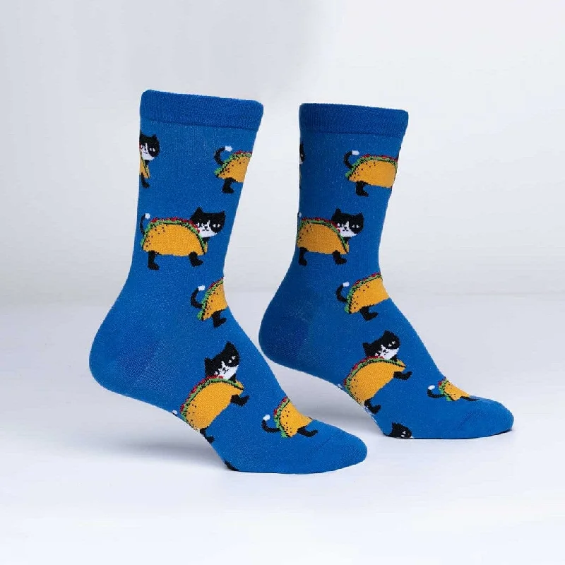 Let's Taco 'bout Cats Women's Crew Socks