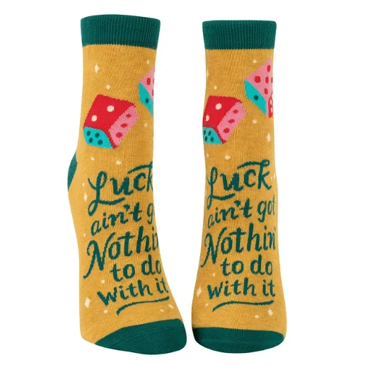 Luck Ain't Nothing Women's Ankle Socks