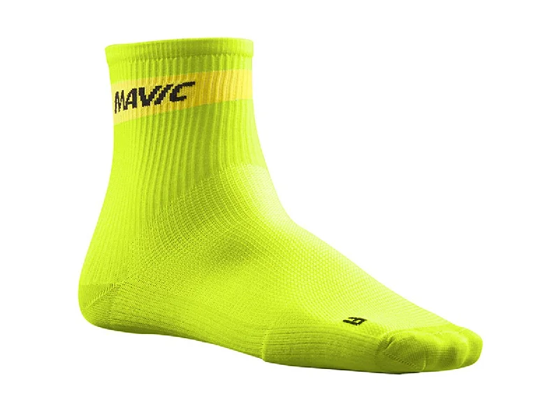 Mavic Cosmic 6" Mid Sock - Lime Green