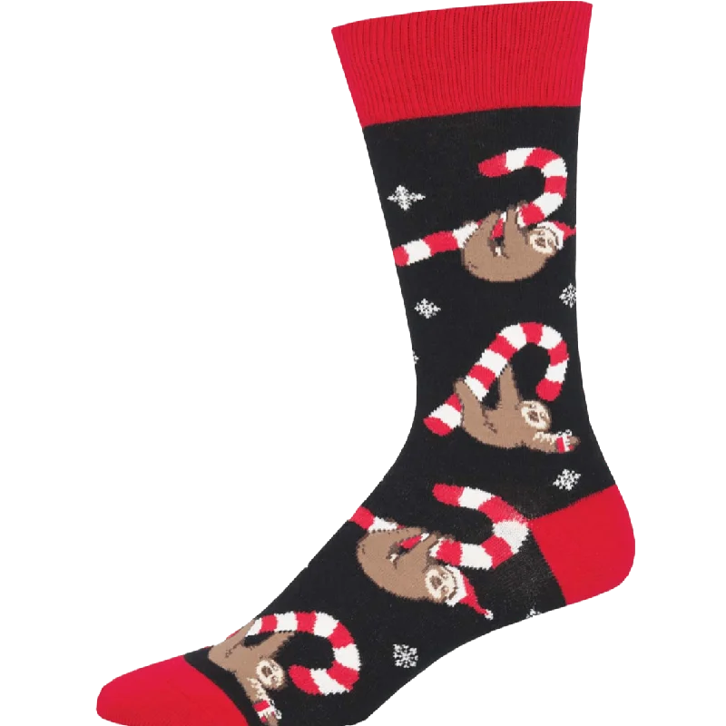 Merry Slothmas Men's Crew Socks