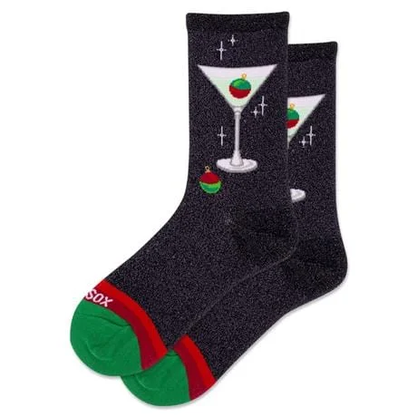 Metallic Martini Women's Crew Socks