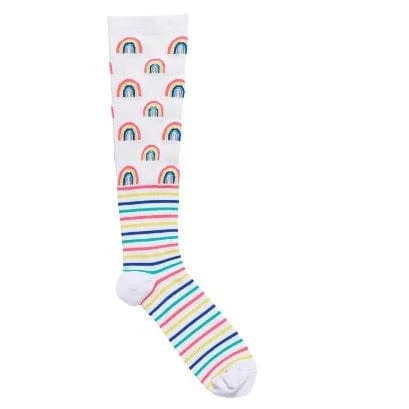 Mini Rainbow Compression Socks