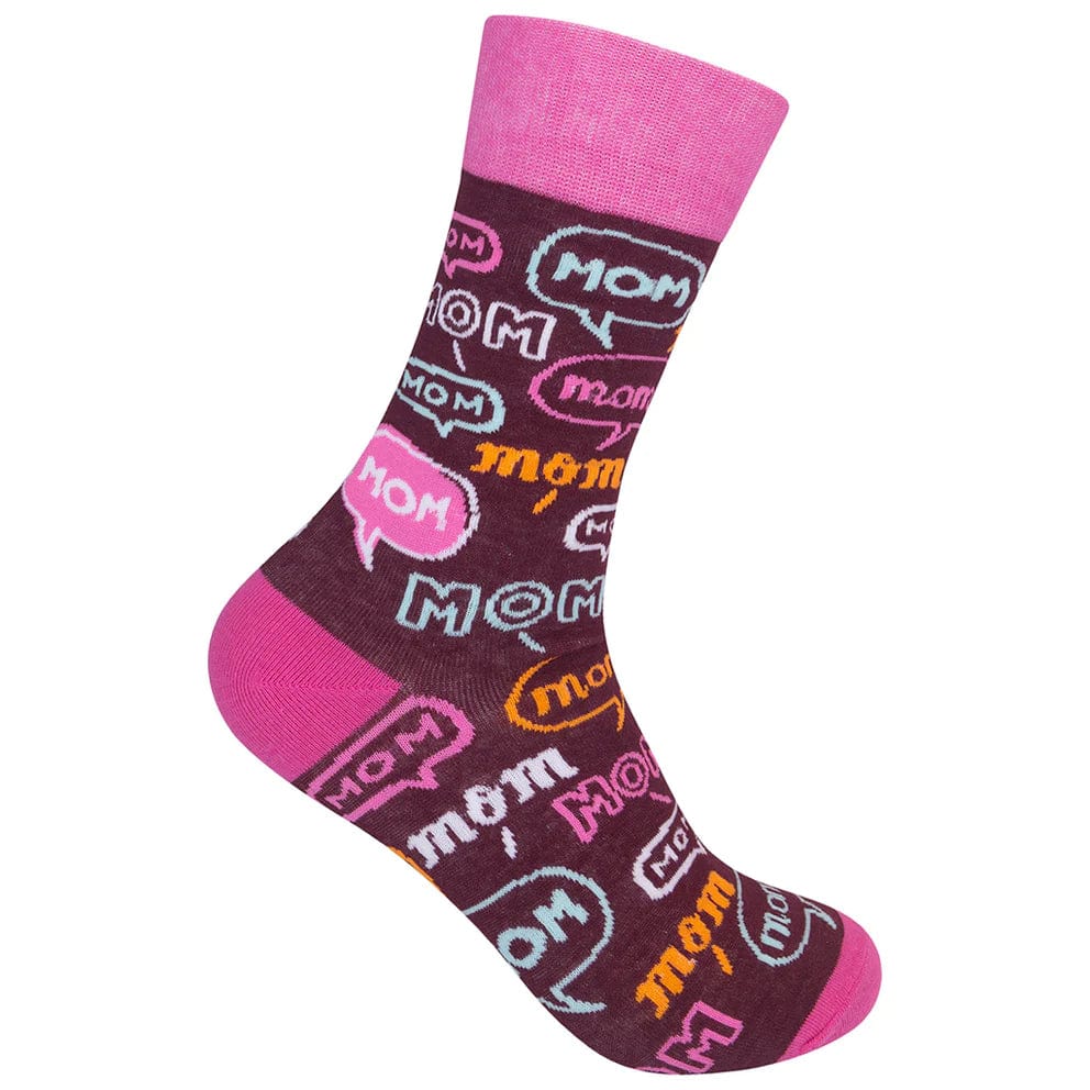 Mom! Mom! Mom! Unisex Crew Socks