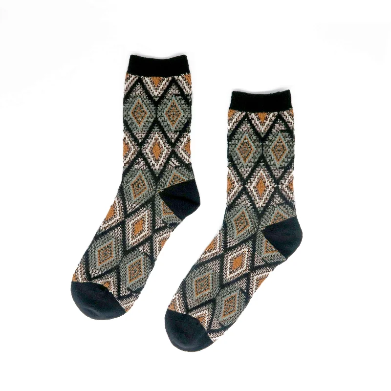 Mosaic socks - Black