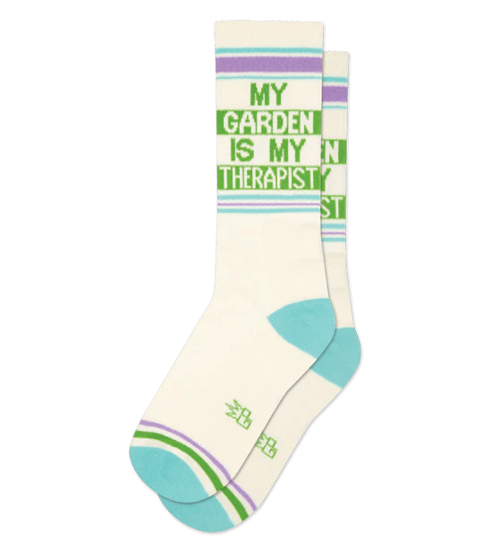 My Garden Is My Therapist Unisex Crew Socks