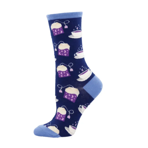 Night Tea Night Women's Crew Socks