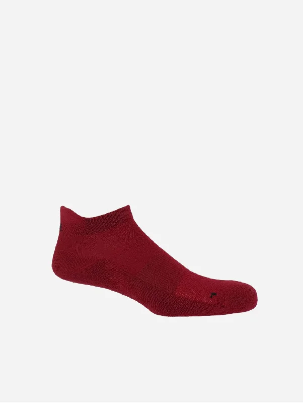 Organic Cotton Men's Trainer Socks | Burgundy