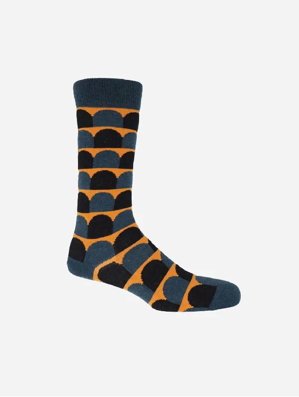 Ouse Men's Organic Cotton Socks | Navy