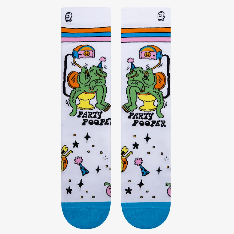 Party Pooper Men's Crew Sock