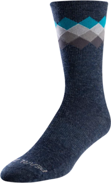 Pearl Izumi Merino Thermal Sock - Navy-Teal Solitaire