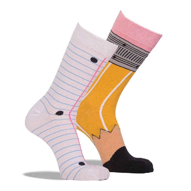 Pencil and Paper Men's Crew Sock