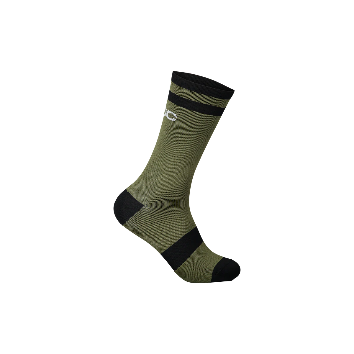 POC Lure Long MTB Sock - Epidote Green-Uranium Black