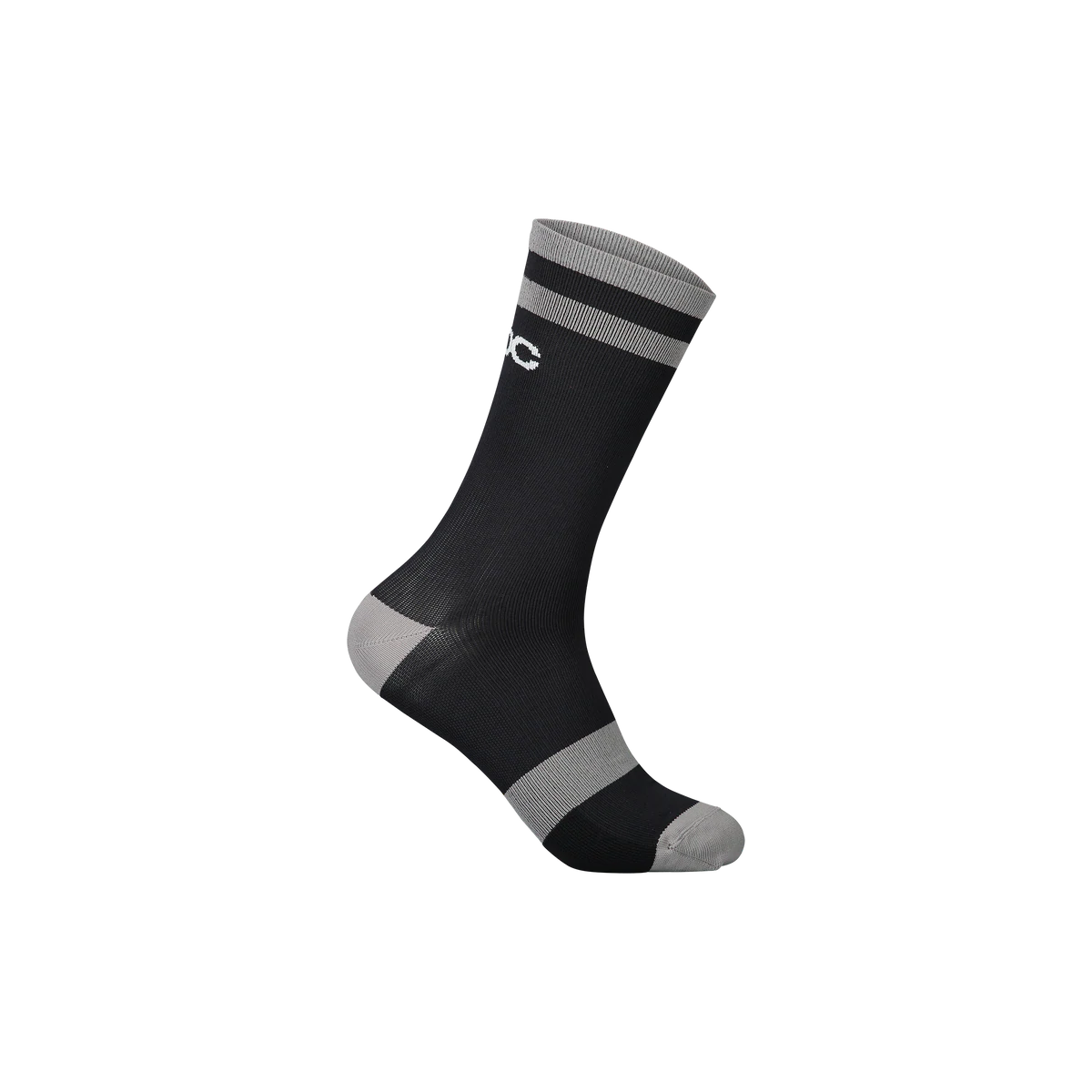 POC Lure Long MTB Sock - Uranium Black-Granite Gray