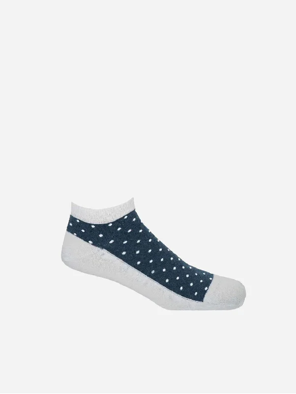 Polka Men's Organic Trainer Socks | White