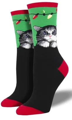 Women's Purrty Lights Socks