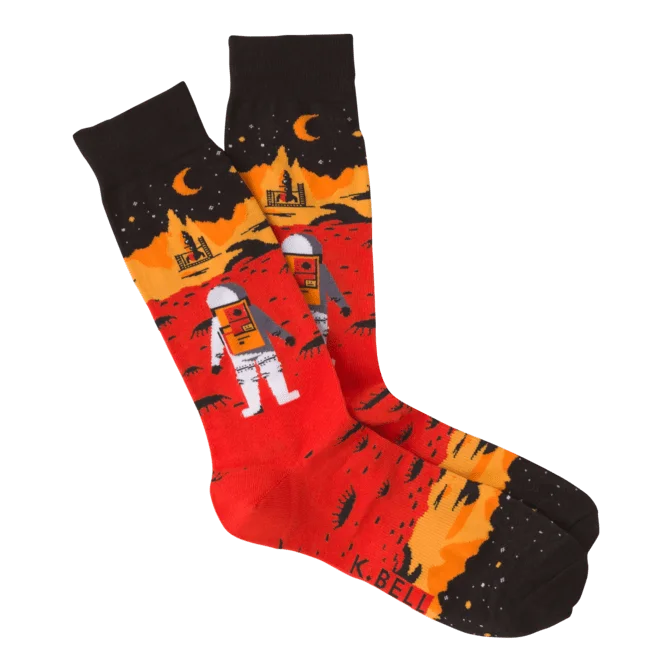 Red Planet Men's Crew Socks