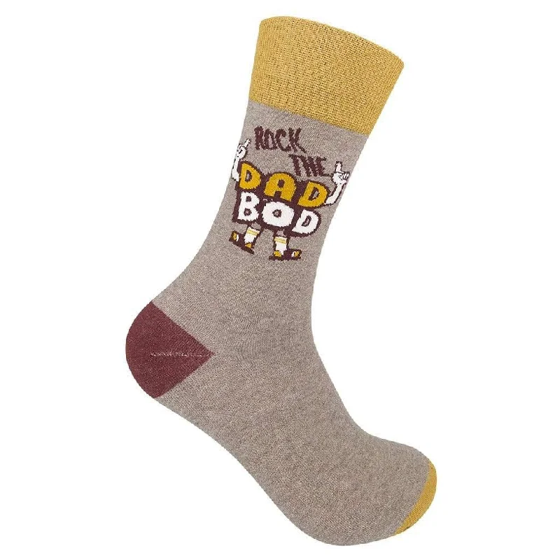 Rock The Dad Bod Men's Crew Sock