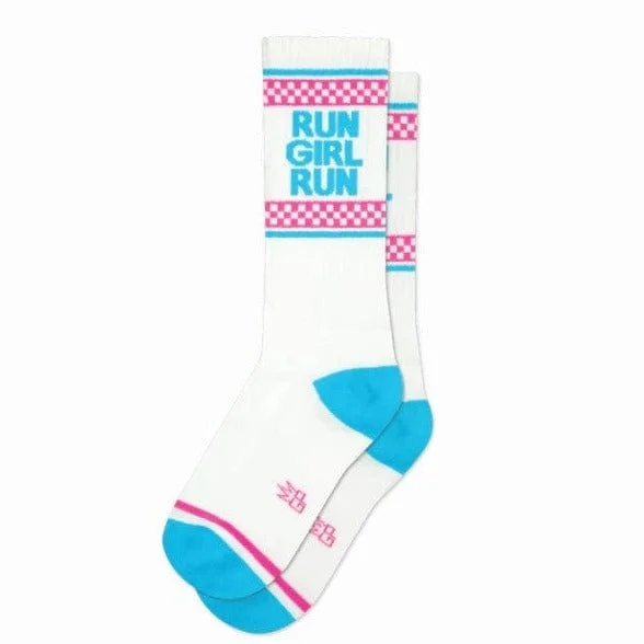 Run Girl Run Unisex Crew Socks