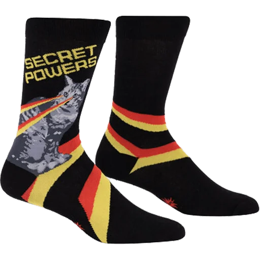 Secret Powers Men's Crew Socks