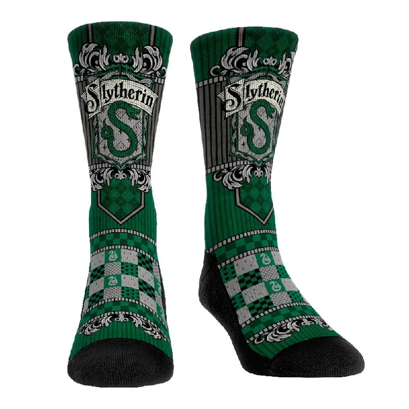 Slytherin Regal Banner Crew Sock