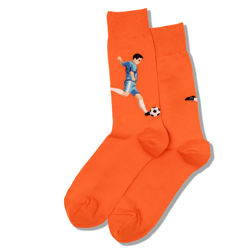 Soccer Player Men's Crew Sock