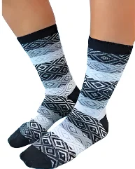 Sock Black Multi 003 Women's Size 6-11 75648