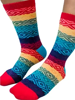 Sock Rainbow Multi 718 Women's Size 6-11 75646