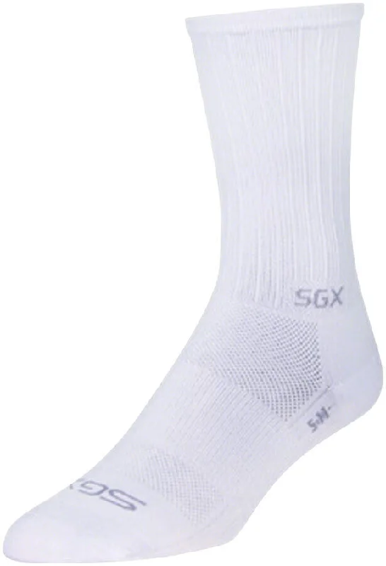 SockGuy Generic SGX 6" Cuff Sock - Womens - White