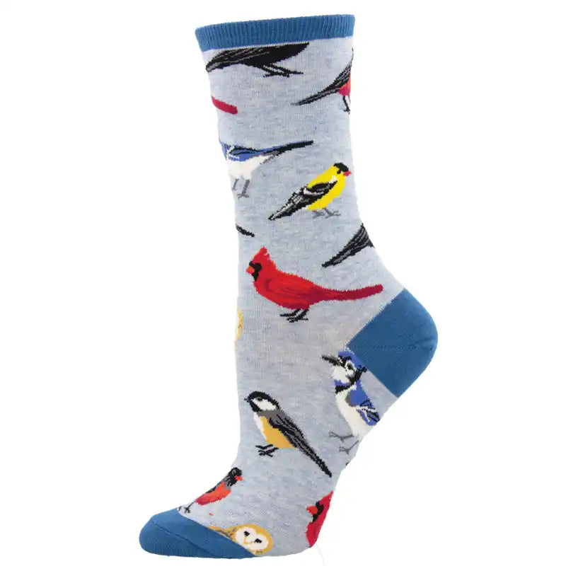 'Bird is the word' Women's printed socks