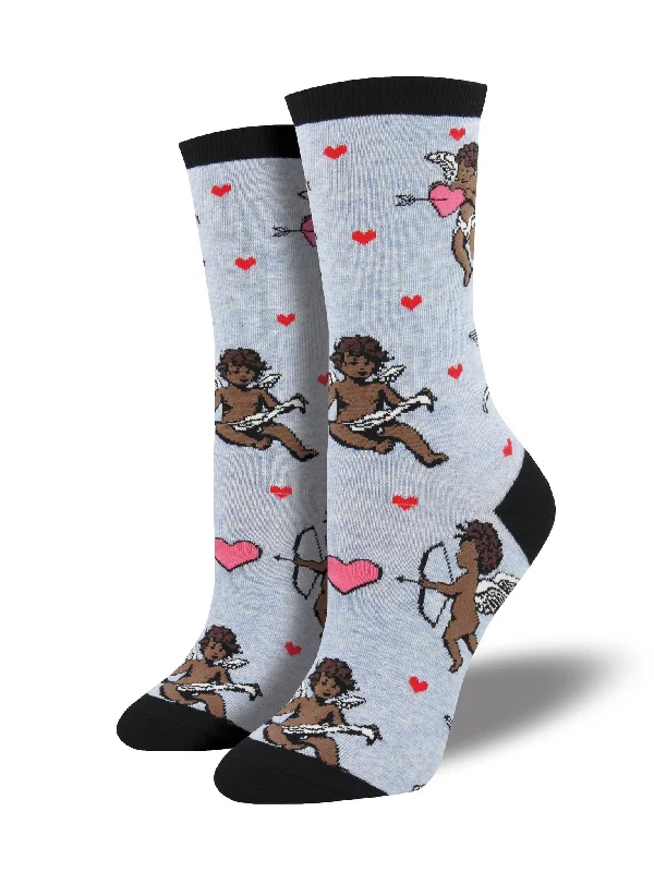 Women's "Cupid Crew" Socks