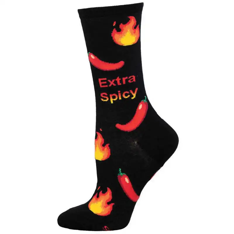 'Extra Spicy' Women's printed socks