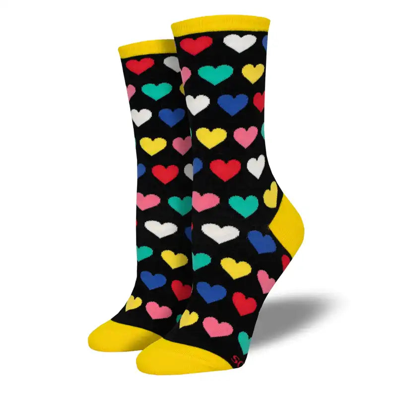 'Heart to Heart' Women's printed socks