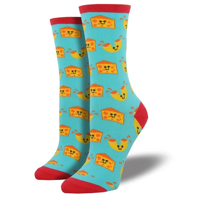 'Mac 'N Cheese' Women's printed socks